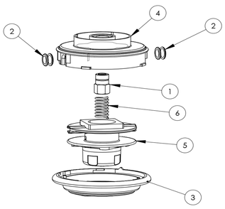 Part Location Diagram of 1SS743A Makita Spring 5/8 X 1-1/4, T-01753, E