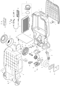 Part Location Diagram of 818L84-4 Makita Caution Label