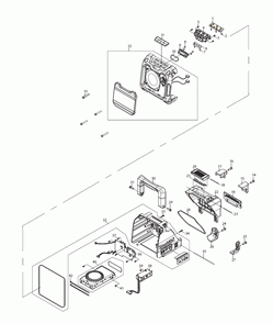 Part Location Diagram of SE00000543 Makita Handle Ass