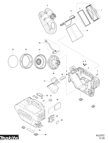 Part Location Diagram of 144096-2 Makita Switch Plate Cpl., Lc08
