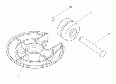 Page 8 Diagram and Parts List for DRC200PT  Makita Upright Vacuum