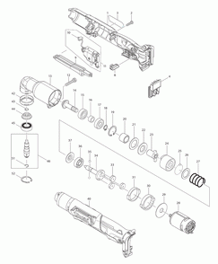 Page 1 Diagram and Parts List for LT02Z  Makita Drill
