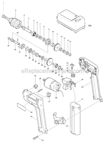 Part Location Diagram of 763419-1 Makita Chuck Key 10
