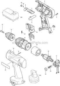 Part Location Diagram of 619115-8 Makita Armature