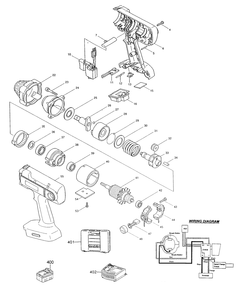 Page 1 Diagram and Parts List for BTW200SAE  Makita Drill