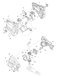 Fig-0 Diagram and Parts List for XHU07Z  Makita Hedge Trimmer