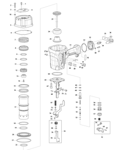 Diagram Diagram and Parts List for AN924  Makita Nailer