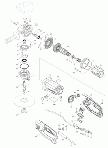 Part Location Diagram of 245037-2 Makita Hose, Pk5011c