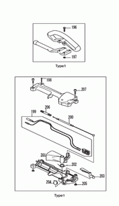 Page 1 Diagram and Parts List for EBH253L Type 1 Makita Trimmer