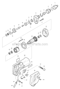 Part Location Diagram of 232154-7 Makita Leaf Spring
