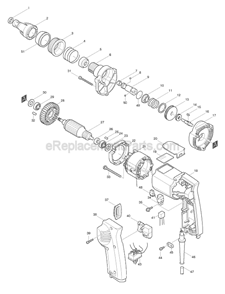 Part Location Diagram of A-96920 Makita Magnetic Bit Holder 6.35-60