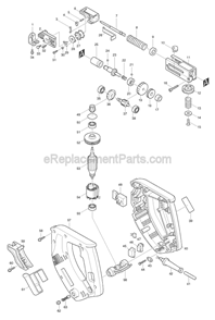 Part Location Diagram of 232133-5 Makita Leaf Spring