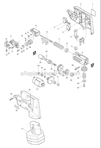Part Location Diagram of 415478-8 Makita Switch Lever