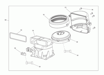 Page 7 Diagram and Parts List for DRC200Z  Makita Upright Vacuum