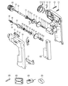 Part Location Diagram of 763101-2 Makita Keyless Chuck, 6011dw