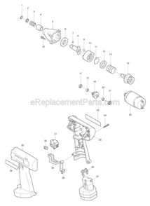 Part Location Diagram of 267126-3 Makita Flat Washer 21