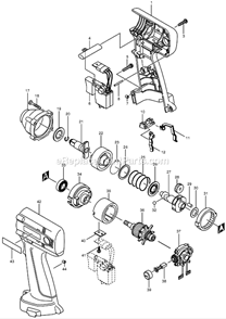 Part Location Diagram of 233274-0 Makita Compression Spring 25