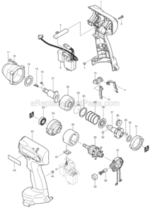 Page A Diagram and Parts List for 6918FD  Makita Impact Driver