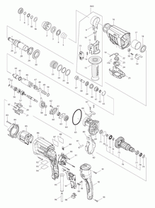 Part Location Diagram of 455392-6 Makita Change Lever