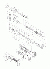 Page 1 Diagram and Parts List for BFL122F5Z  Makita Drill