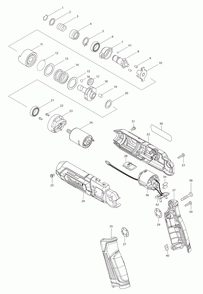 Page 1 Diagram and Parts List for TD022DSE  Makita Drill
