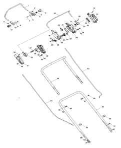 Fig-0 Diagram and Parts List for XML06Z  Makita Lawn Mower