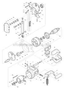 Part Location Diagram of 325330-1 Makita Head Shaft