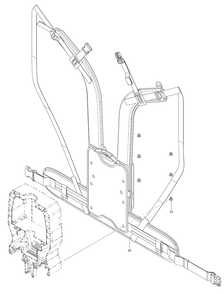 Fig-1 Diagram and Parts List for XCV10ZX  Makita Dust Collector