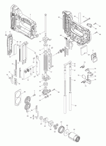 Part Location Diagram of 232363-8 Makita Compression Spring 7, Xtp02