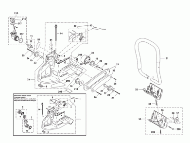 Page 9 Diagram and Parts List for DPC7341  Makita Saw