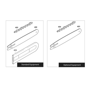Fig-1 Diagram and Parts List for XCU08PT  Makita Chainsaw
