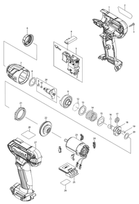 Fig-0 Diagram and Parts List for WT04R1  Makita Wrench