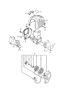Page 7 Diagram and Parts List for EW120R Type 1 Makita Water Pump