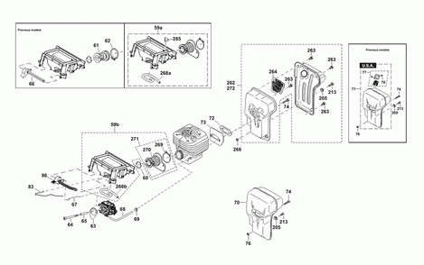 Page 2 Diagram and Parts List for DPC8131  Makita Saw
