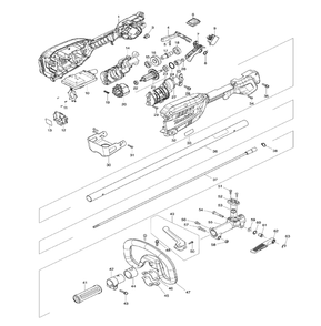 Part Location Diagram of 651494-8 Makita Switch, Xru23