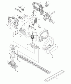 Part Location Diagram of 271427-3 Makita Dial 28, Hhu01