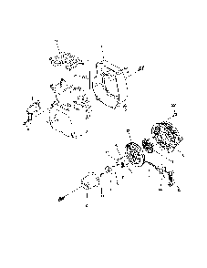 Cooling and starting Diagram and Parts List for EW200R  Makita Water Pump