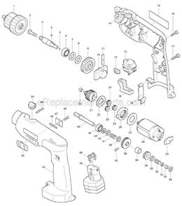 Part Location Diagram of 233104-5 Makita Compression Spring 8