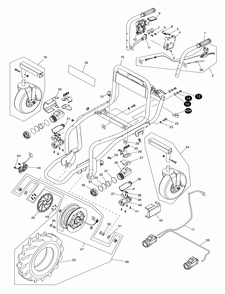 Part Location Diagram of 650781-2 Makita Switch, Xcu03