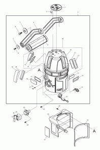 Page 3 Diagram and Parts List for SK209GDZ  Makita Worklight & Flashlight