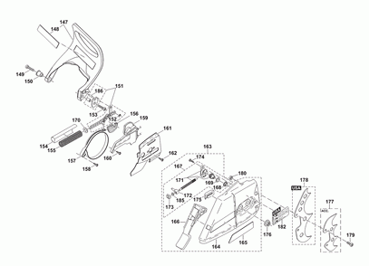 Page 5 Diagram and Parts List for DCS6401H  Makita Saw