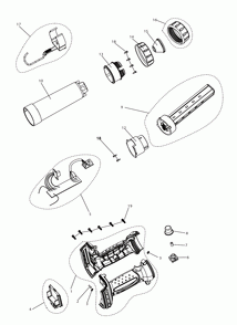 Page 1 Diagram and Parts List for DML806  Makita Worklight & Flashlight