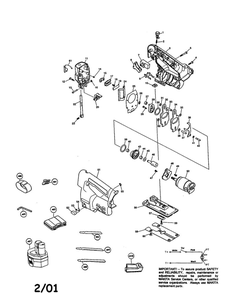 Cordless Jig Saw Diagram and Parts List for 4332DZ  Makita Reciprocating Saw