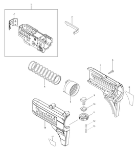 Fig-0 Diagram and Parts List for 199145-0  Makita Screwdriver