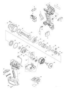 Part Location Diagram of 812G71-5 Makita Caution Label