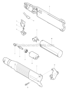 Page A Diagram and Parts List for 903D  Makita Multi-Tool