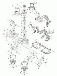 Page 1 Diagram and Parts List for XBP01T  Makita Saw