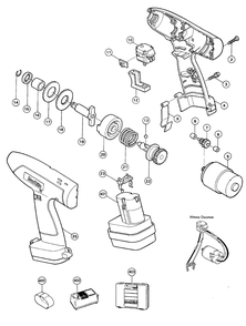 Part Location Diagram of 322796-6 Makita Anvil, 6907dw