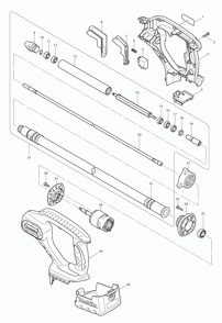 Page 1 Diagram and Parts List for XRV01T  Makita Trimmer