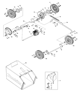 Fig-3 Diagram and Parts List for XML06PT1  Makita Lawn Mower